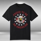 Proud to be an American Eagle Flag Crew Neck TShirt